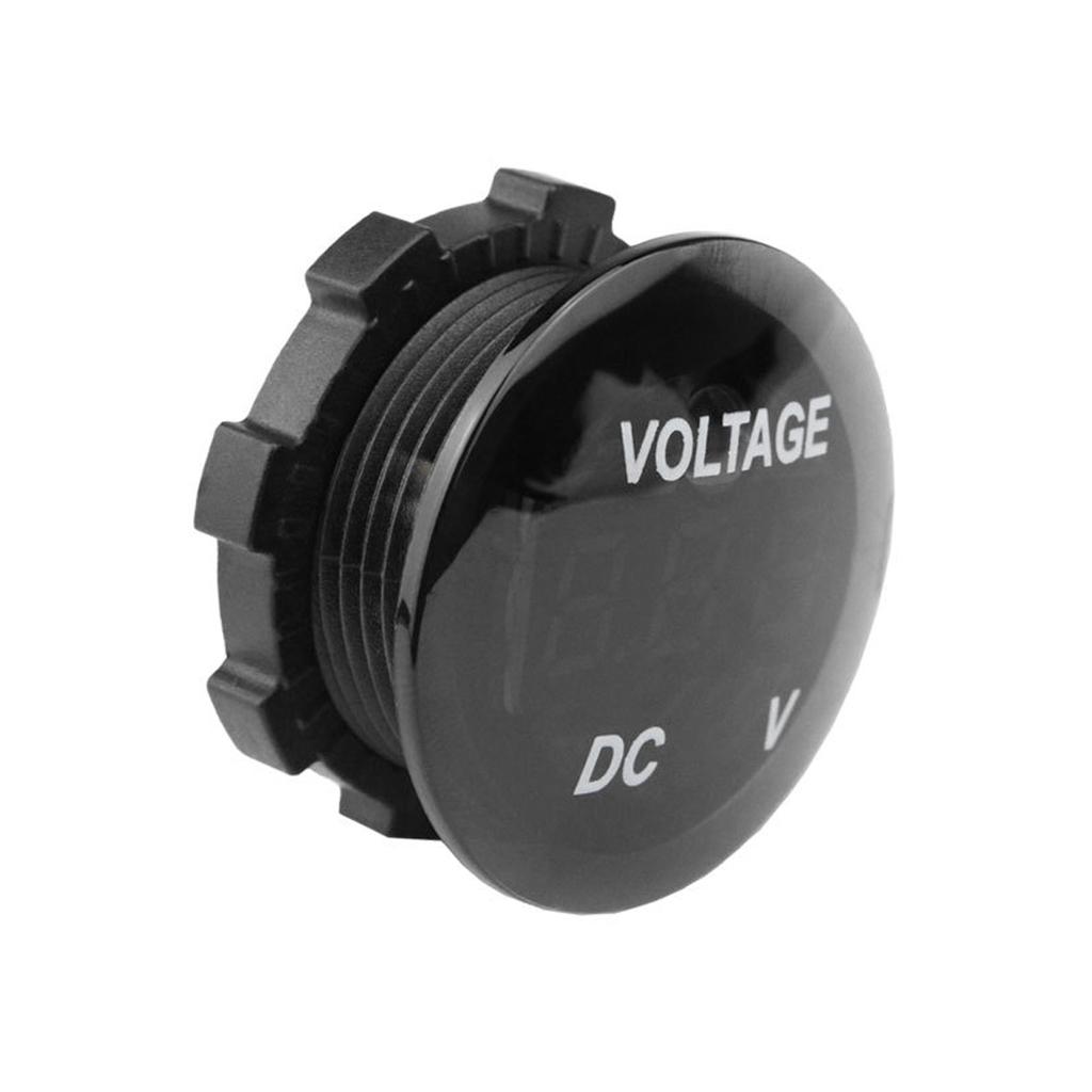 DC 10V-30V Digital Voltage Meter Car Motorcycle Voltmeter Voltage Tester for Car Auto Motorcycle ATV Boat 12V 24V Waterproof