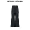 UR 2025 Fall Women's Utility Pocket Cotton Flare Pants