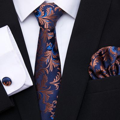 Fashionable Men's Ties, Silk Ties, Men's Paisley Patterned Ties, Formal Wedding And Workplace Ties.