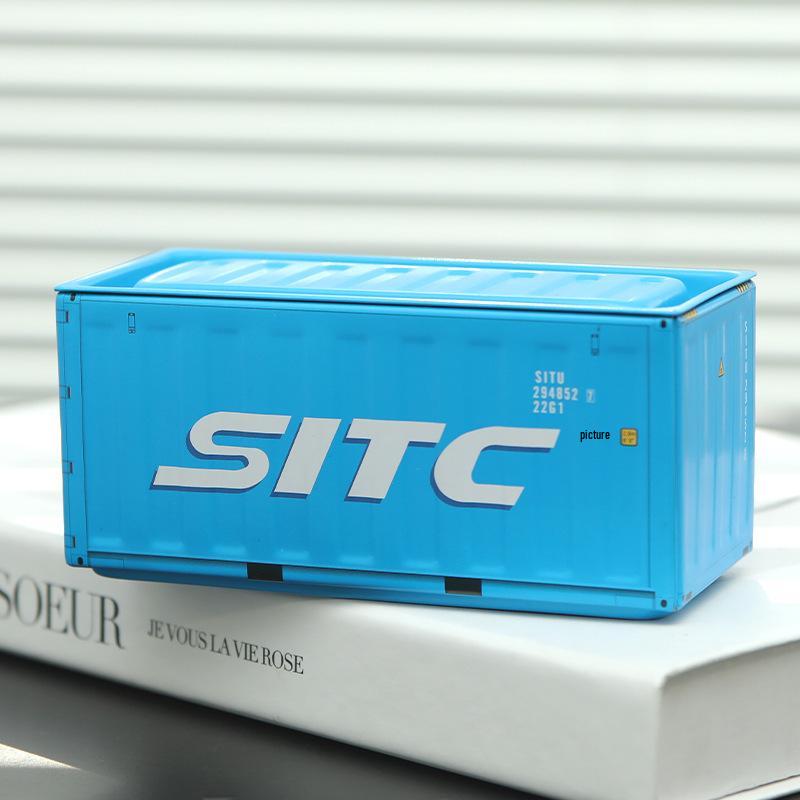 Trendy Miniature Tinplate Storage Box for Figurines