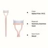 Curved Eyelash Brush Tool - Eyelash Separator and Styling Accessory, Precision Comb Curved Eyelash Brush Eyelash Grooming Tool f