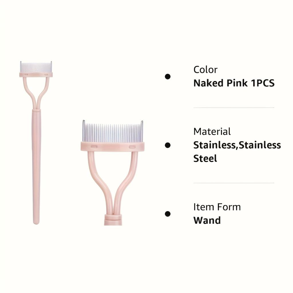 Curved Eyelash Brush Tool - Eyelash Separator and Styling Accessory, Precision Comb Curved Eyelash Brush Eyelash Grooming Tool f