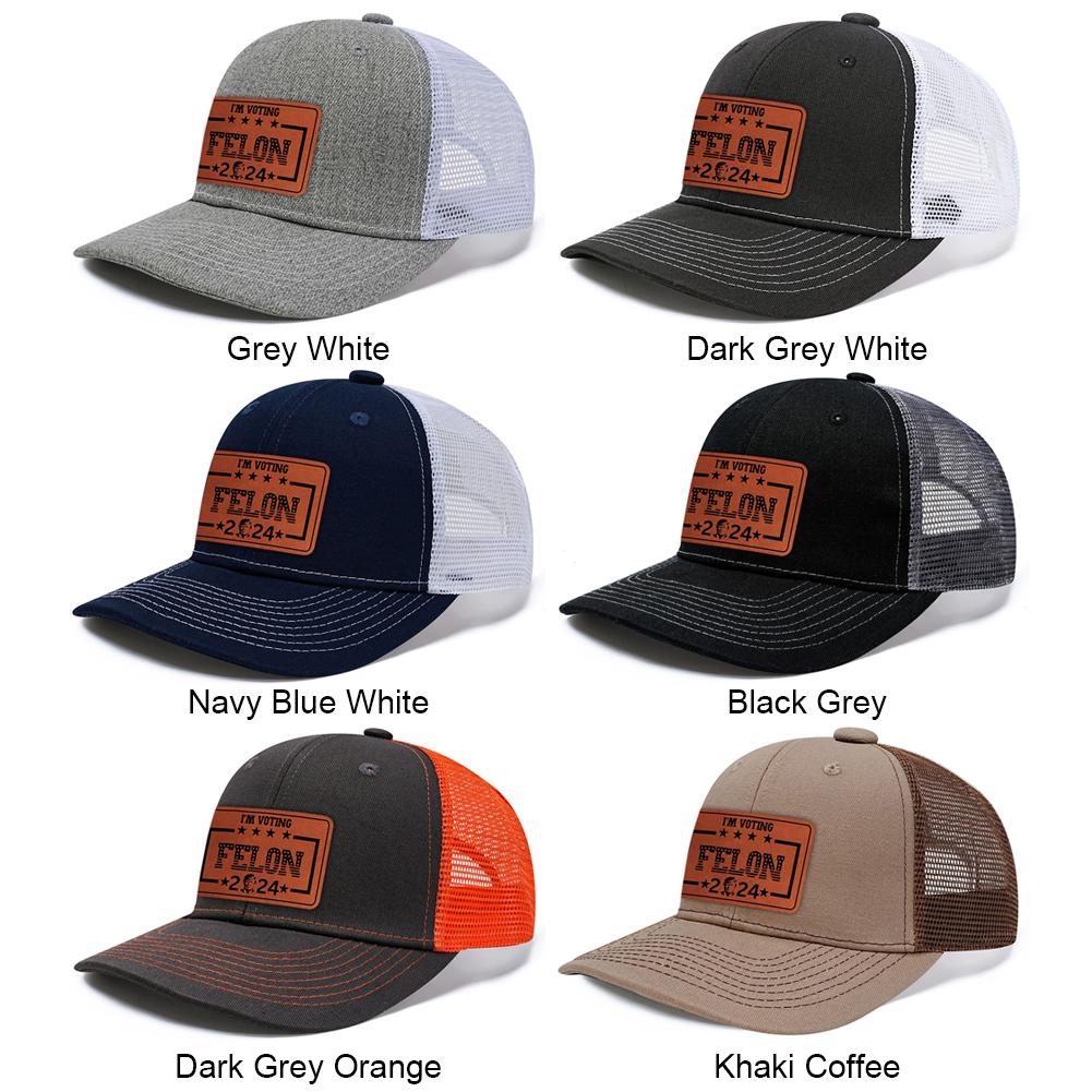 

Бейсболка Трампа 2024 года Унисекс-бейсболка Я голосую за преступника за спорт на открытом воздухе