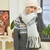 Winter new high-end thickened warm scarf Women's winter scarf Fashion commuting soft and comfortable scarf