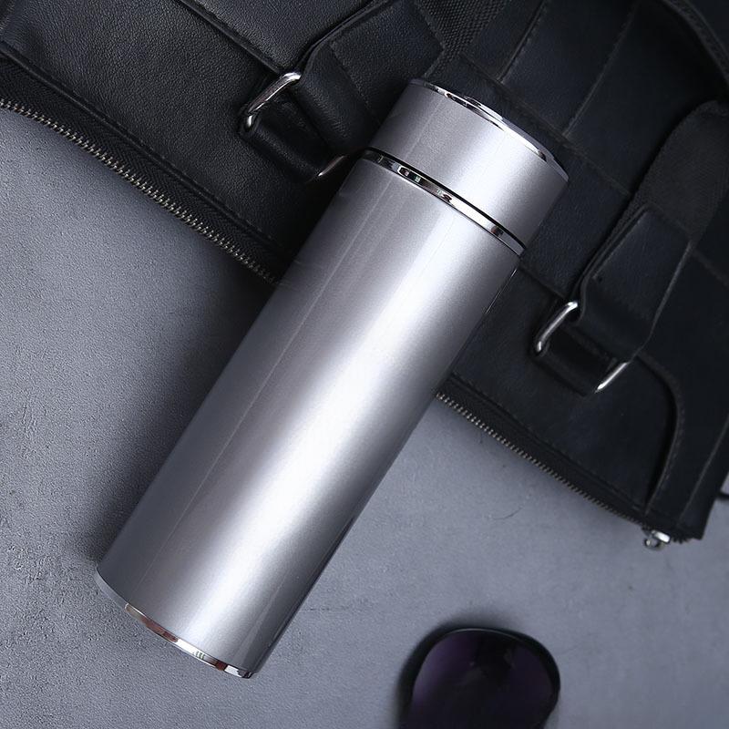 304 Stainless Steel Vacuum High-Grade Insulated Bottle Business Men and Women Gift Cup Tea Cup Printing Lettering