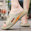 Fashion Hot Sale Comfortable Men's Slipper Soft Non-slip Thick Bottom Sandals for Man Water Proof Summer New Young Fashion Male Shoes
