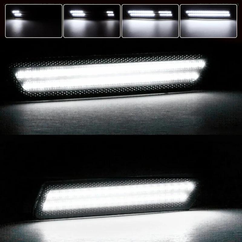 4 Stück geräucherte Linse Auto Front Heck LED Seitenmarkierungsleuchte für Chevy Camaro 2010-2015