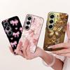 For Tecno Camon 40 Pro 5G CM7 Case Luxury Butterfly Painted Cover Soft TPU Phone Case For Tecno Camon 40 Camon40 Pro 4G CM6 Bags