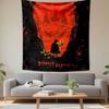 The Hobbit Poster Tapestry Wall Hanging, Unexpected Journey Dragon Art, Fantasy Movie Wall Decor for Bedroom Man Cave