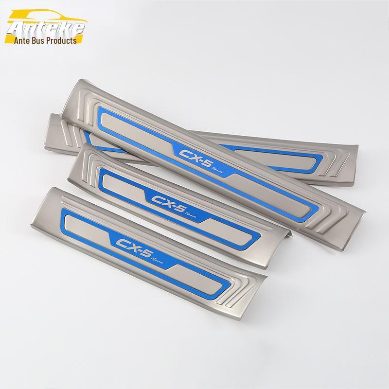 17 CX-5 Sill & Bumper Trim: Anti-Scratch Decorative Strip & Trunk Plate
