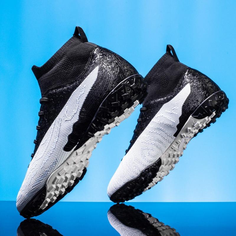 High-top football shoes men's and women's long nails broken nails adult youth students professional competition sports training shoes