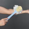 Long Handle Rubbing Back Bath Brush Flower Ball For Adult Soft Hair Dual Purpose