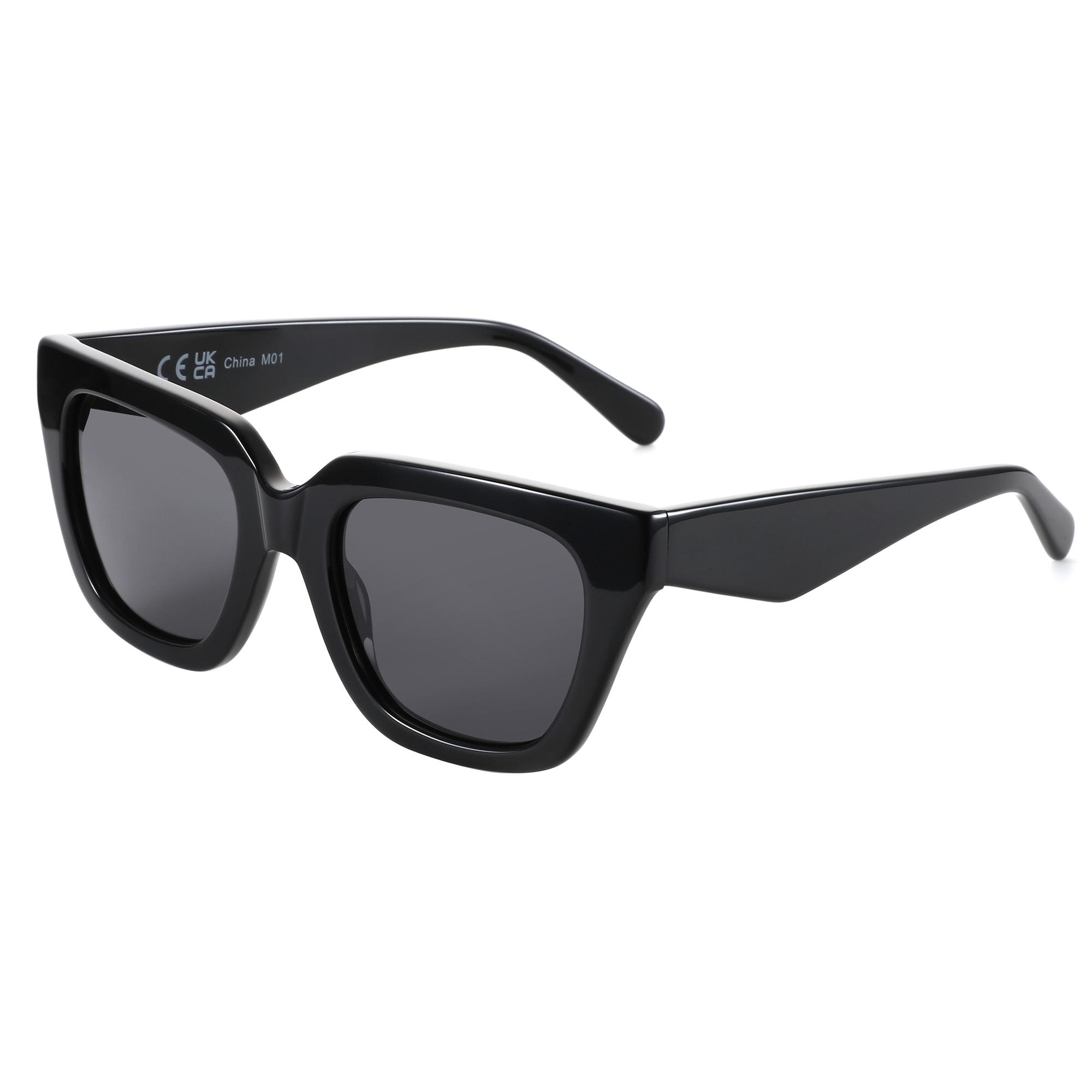 ZENOTTIC Women s Fashion Sunglasses Polarized UV Protection Square Acetate Frame Gift with Printing Butterfly Design