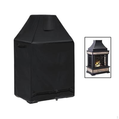 Outdoor Fireplace Cover Wood Burning Fire Pit Bird Droppings Patio Dustproof Effective