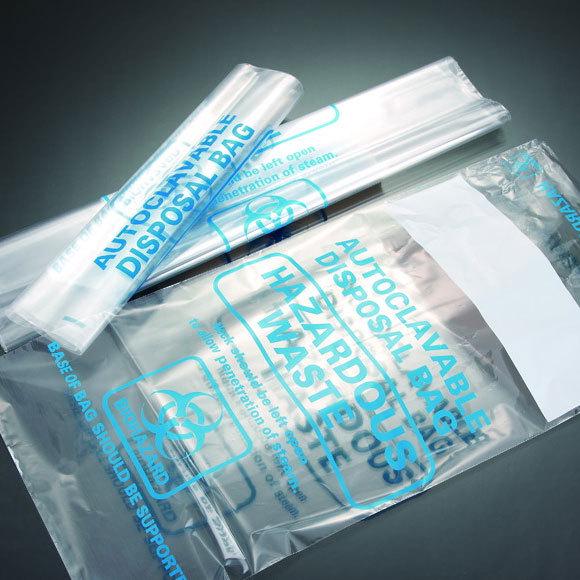 Autoclavable Red/Yellow Biohazard and Medical Waste Disposal Bags