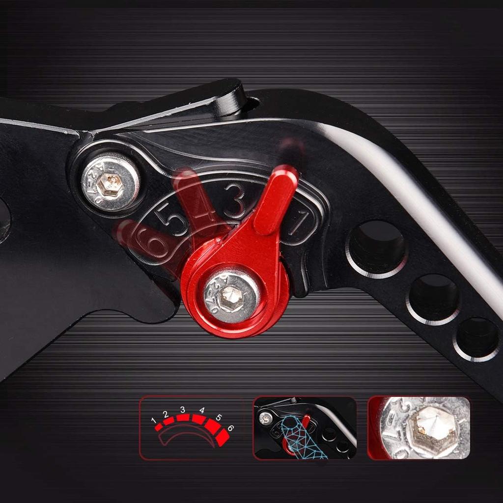 Adjustable Short Brake Clutch Levers Compatible with CBR600RR 2007-2019 CBR1000RR/FIREBLADE 2008-2016 CB1000R NeoSportCafe 2018-2019 Black