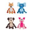 Squeaky Plush Cotton Rope Dog Toy For Interactively Play Teeth Cleaning And Anxieties Relief In Small Media Dog