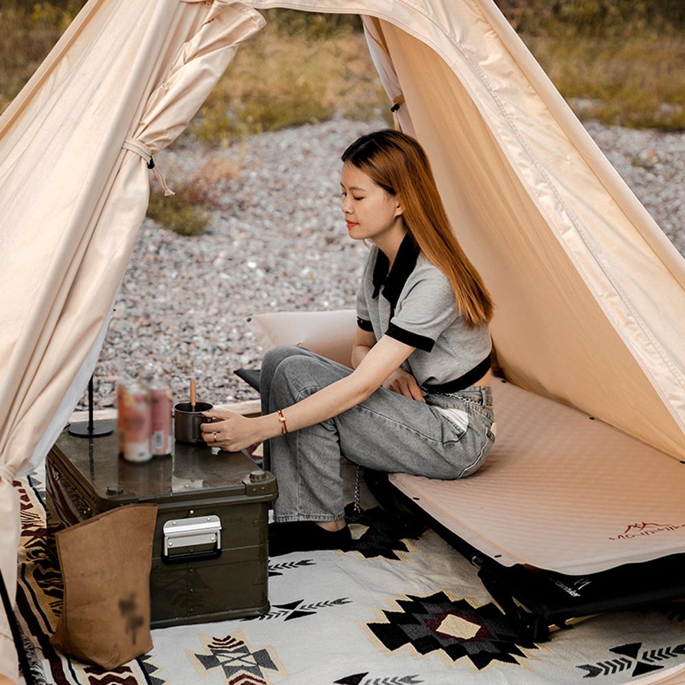 Splicable Camping Sleeping Pad Ultralight Inflatable Mattress Portable Self-inflating Travel Mat