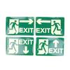 Glow In Dark Exit Signs Luminous Security Stickers Wall Safety Adhesive Fire Evacuation Directional Night Visibility Signage