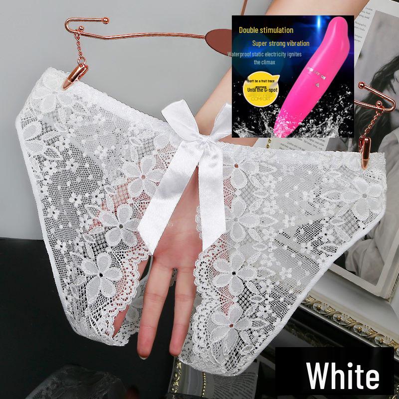 Women's Lace Bow Seamless Open Crotch Panties: Sexy, Hot, and Breathable