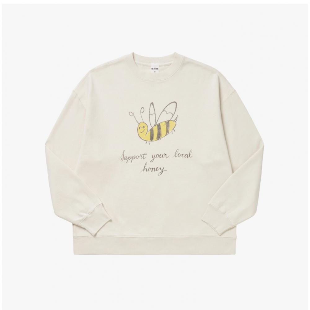 Leedon 488 08wogc003 Local Honey OverSized Print Women S SweatShirt