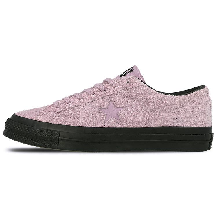 Converse Stussy x One Star 74 Low Mauve Mist Unisex Sneakers Pink Black 155342C