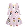 Girls' 3D Hat Snowman Dress Long Sleeve Summer Spring Vacation Daily Holiday Princess Beautiful Sweet Kids 4-12 Years Casual Dress A Line Dress