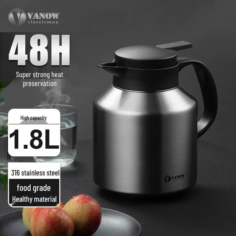 Vanow 1.8L 316 Stainless Steel Insulated Thermos Flask