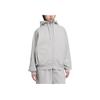 adidas Fustl Bunda Mikina Módní Univerzální Bunda s Dlouhým Rukávem Dámská Bunda Šedá JY8067