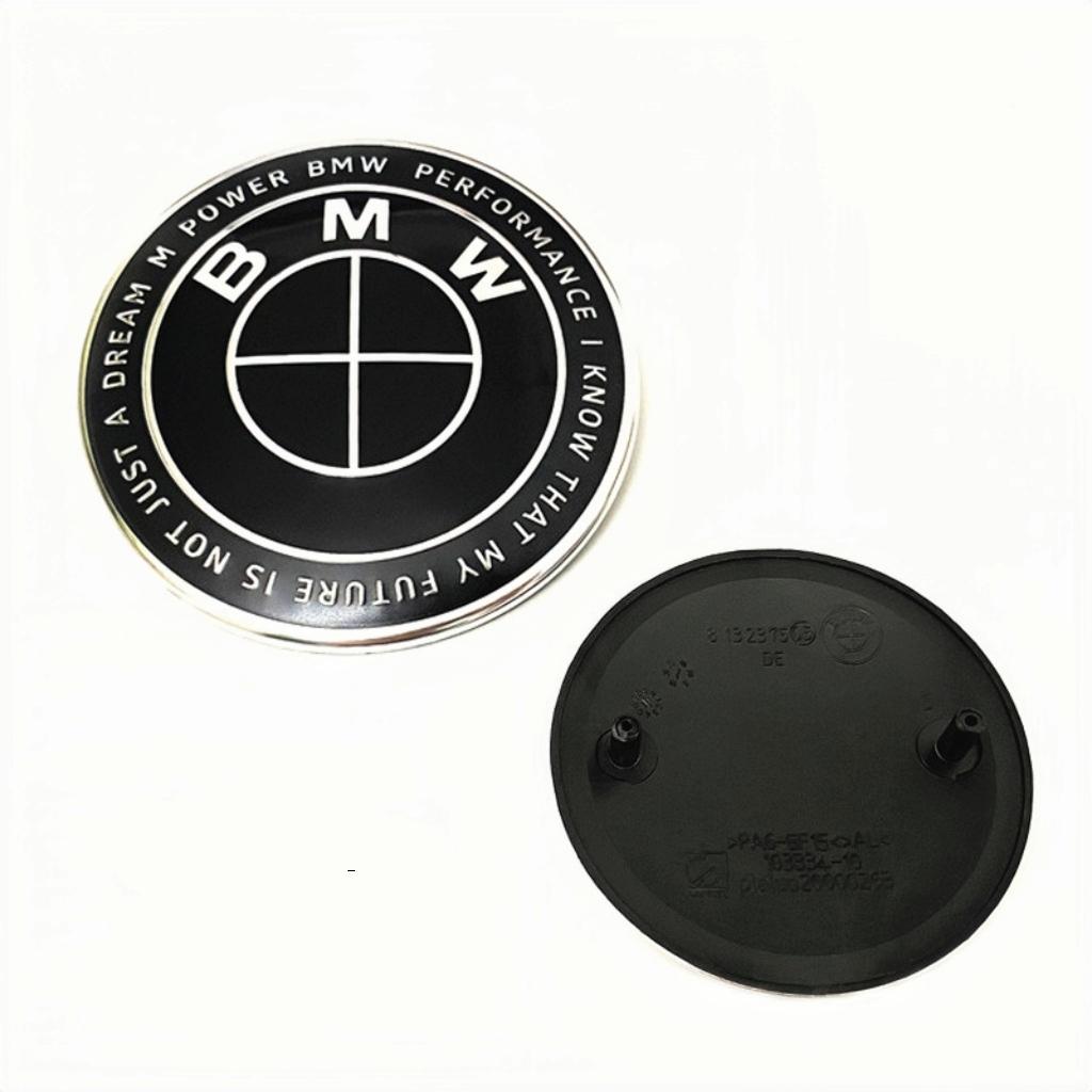 For BMW M X1 X3 74mm 82mm Hood Emblem Car Front Bonnet Logo Trunk Cover Badge For BMW E46 E90 E60 F30 F10 E39 E36 F20 G30 G20 E87 E92 E91 E30 X3 Zdsr2