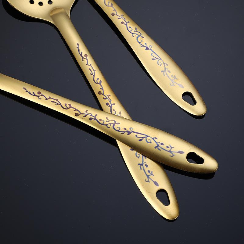 Stainless Steel Spatula Colander Frying Cooking Utensils Wholesale Shovel Hot Pot Household Kitchen Set Utensil Tools Gadgets