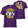 Men's and Women's Fashion Printed T-shirts Men's and Women's Fashion Shirts WWE John Scene Winning This Day Summer New