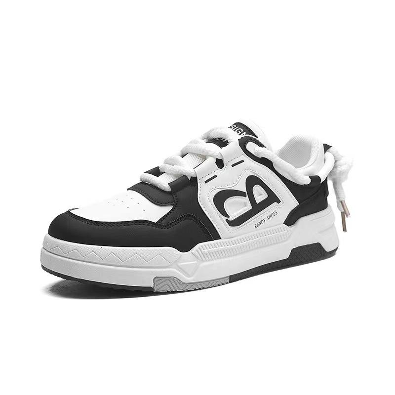 National Tide Style Men's Spring and Summer Leisure Sports Design Sense Niche Men's Shoes 2025 New Student Korean Version Thick Baseplate Shoes