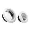 100/150mm Varie Forme Griglia Valvola di Estrazione per Aerazione Griglie di Circolazione dell'Aria Copertura per Condotti Rotondi Accessori per Copertura di Ventilazione