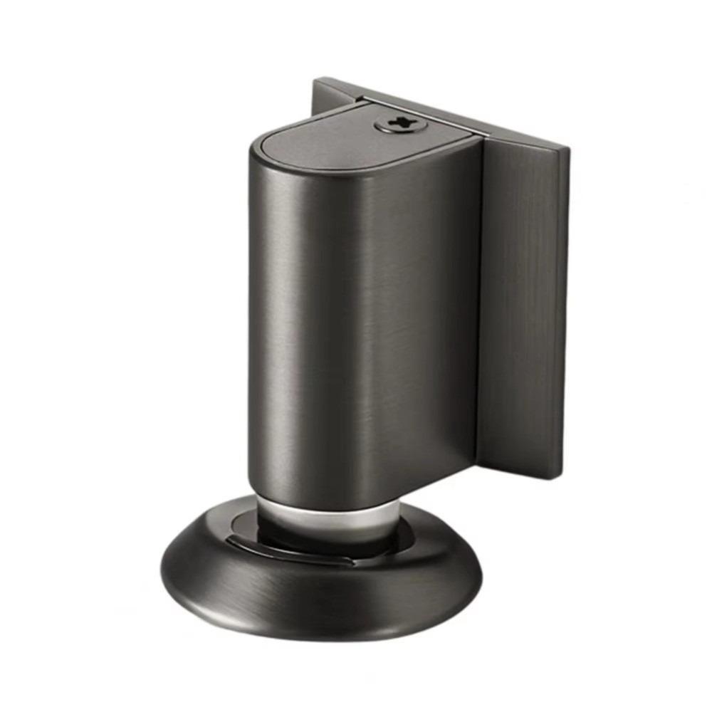 Anti-Collision Magnetic Door Stopper Windproof Design Heavy Duty Door Suction Holder Punch-Free Installation Floor Mounted