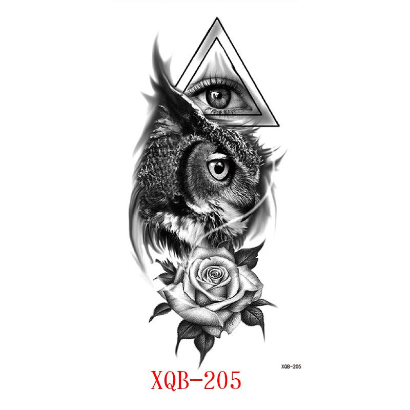 Small Full Arm Tattoo Stickers, Flower Letters, Animal Tattoo Stickers Stickers Tattoo