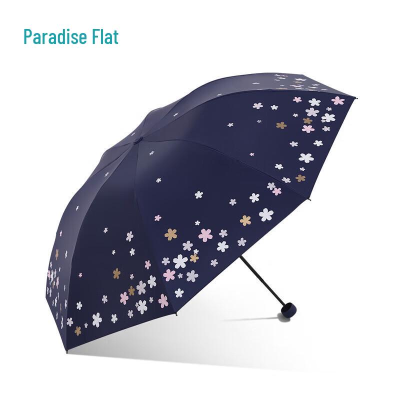 Heaven 33633E Romantic Cherry Blossom Three-Fold Umbrella