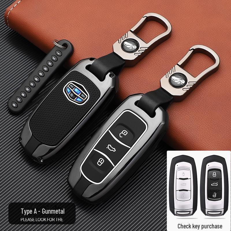 Kryt na kľúč od auta Geely Xingyue pre rôzne modely (2024) - Kvalitný prémiový kryt pre Boyue, Xingrui, Haoyue, Binyue.