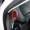 For KIA Soul -2025 Accessories Red Interior Dashboard Front Upper Air Vent Outlet Decorative Frame Cover LHD