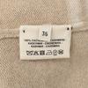 HERMES Brides de Gala/Brid de Gala Beige x Ivory Cashmere Crew Neck Long Sleeve Knit Pullover tops 36 Beige x IvoryUsed