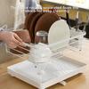 Dish Drying Rack Cutlery Draining and Storage Holder for Kitchen Counter Sink Large Size