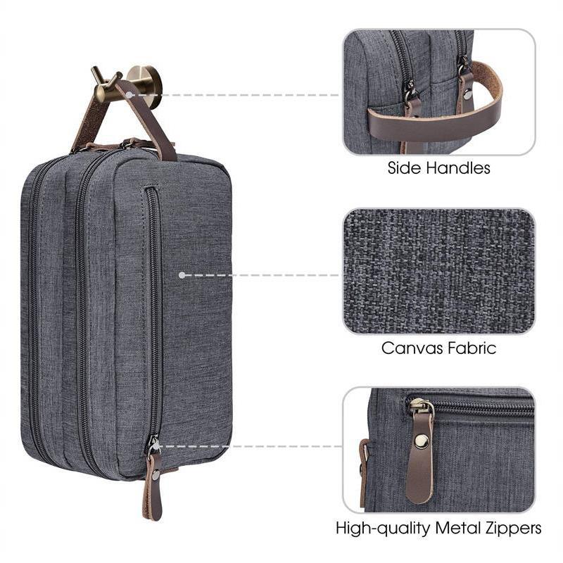 Men's Travel Toiletry Bag Large Capacity Travel Storage Bag Foldable Hanging Toiletries Storage Bag Oxford Cloth Waterproof Makeup Bag
