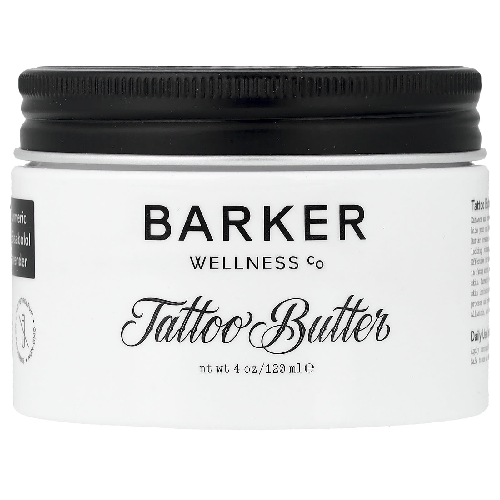 

Barker Wellness Co., Tattoo Butter, 120ml (4oz)