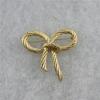 Fashion Simple Retro Gold Coloren Knot Rope Bow Brooch Twist Rope Brooch Corsage Jewelry