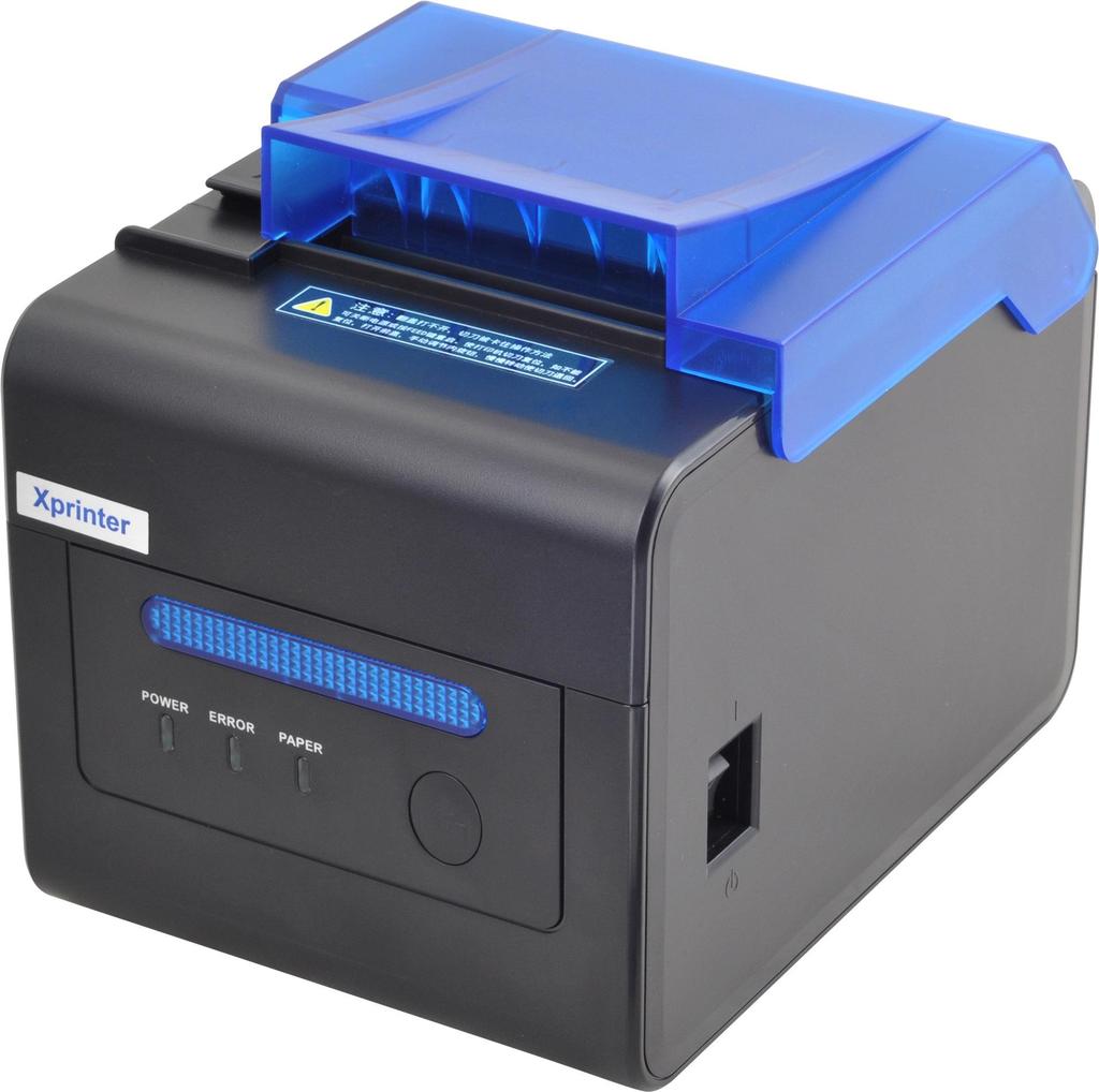 Xinyie 80mm Thermal Kitchen Printer with Sound/Light Alarm & Auto Cutter