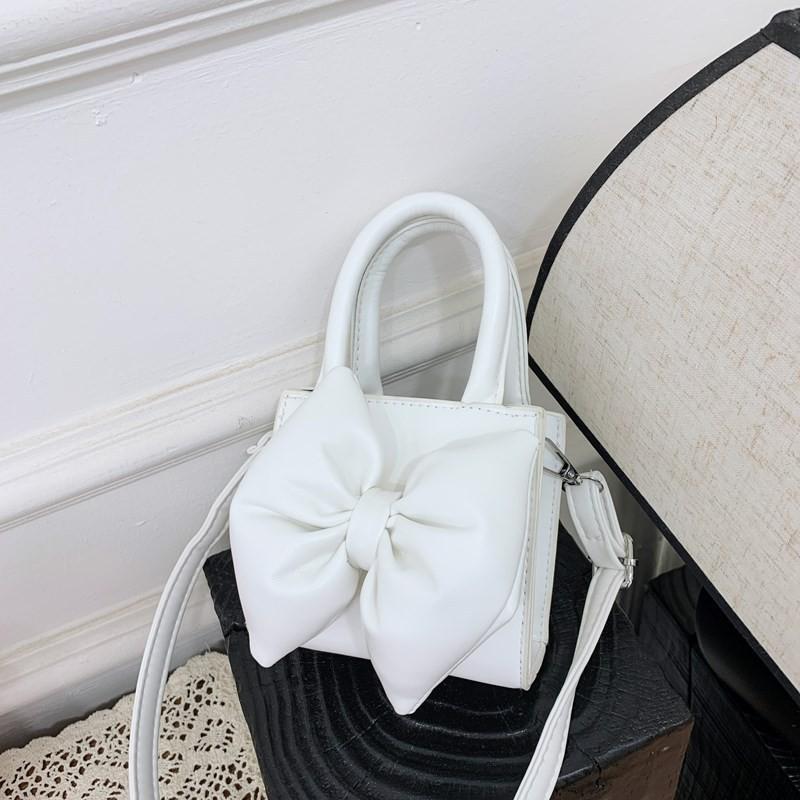 Childrens Pu Mini Shoulder Bag With Butterfly Bow For Daily Use