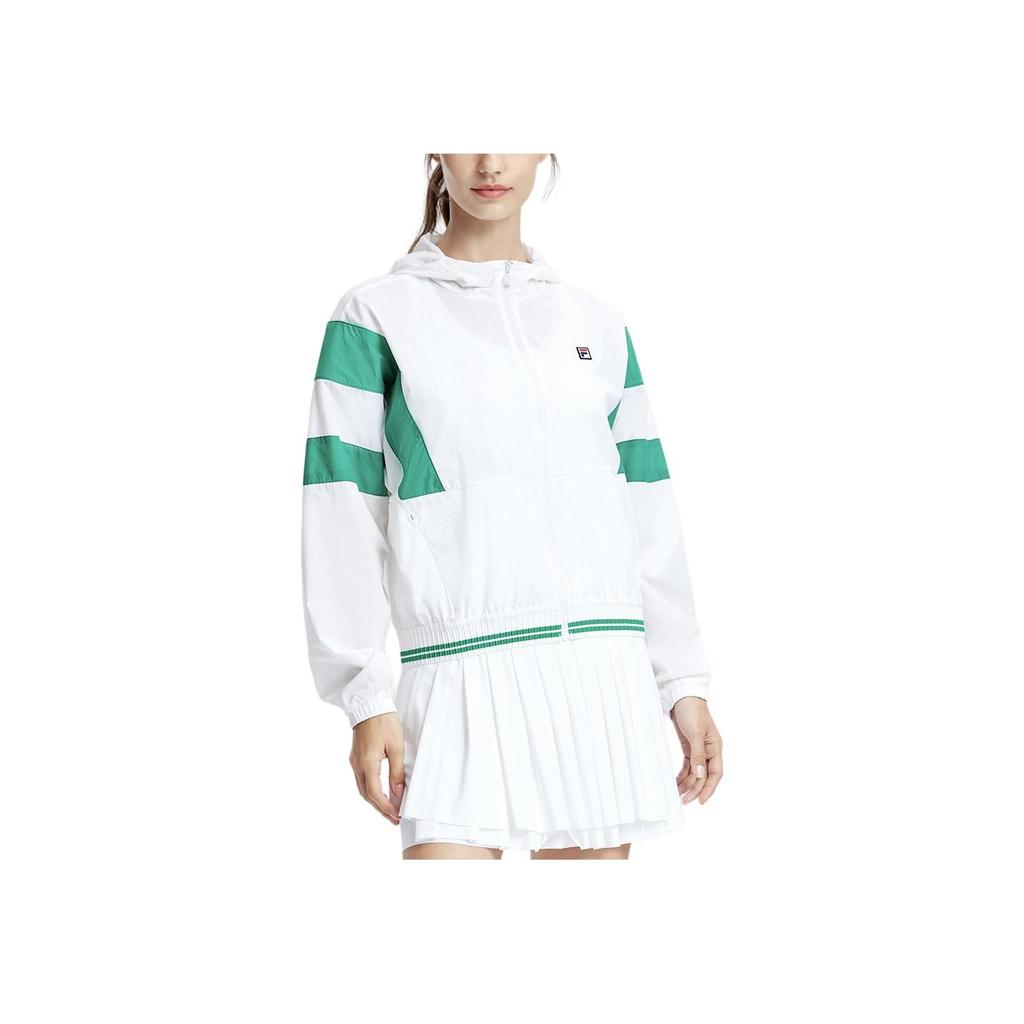 New FILA Jackets Women's Jade White A11W333701F-WT