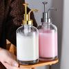2Pcs 17oz Coffee Syrup Dispenser Clear Glass Syrup Pump Bottle Coffee Bar Accessories Shampoo Dispenser for Home Hotel Restaurant