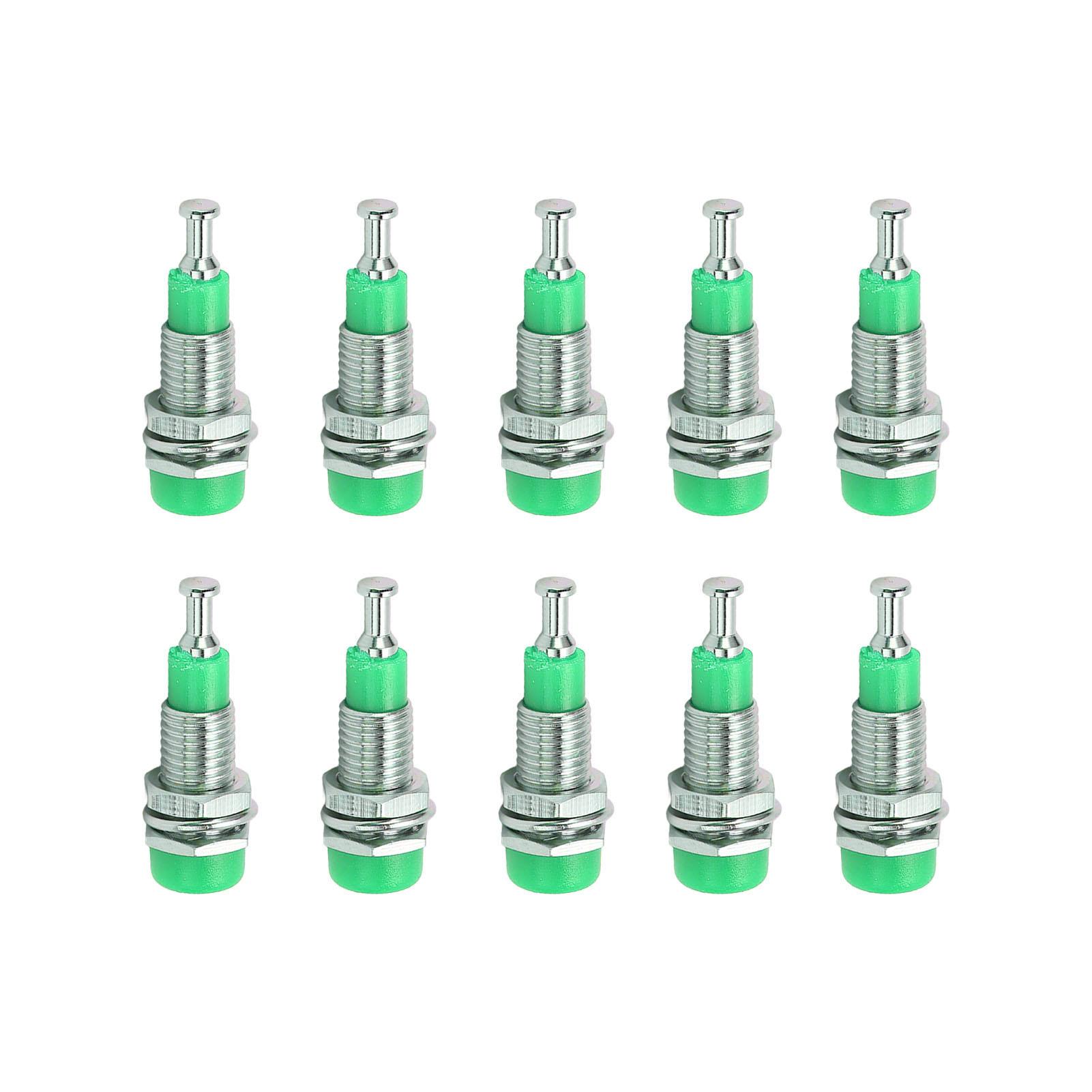 

2mm Banana Jack Socket Banana Female Jack Socket 30V AC‑60V Stable .10A J.40006 Plated for Electronic Equipment зелений