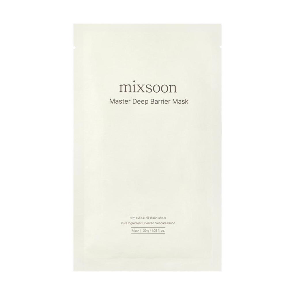 mixsoon Master Deep Barrier Mask – Moisture-Retaining Sheet Mask for Dry Skin, Korean